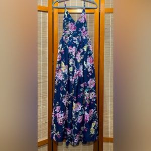 FSL I.L.Y.O.L.M.S. backless floral maxi dress, size S
